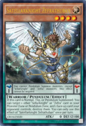 Satellarknight Zefrathuban - CROS-EN020 Ultra Rare 1st Edition