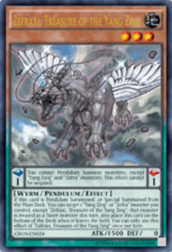 Zefraxi, Treasure of the Yang Zing - CROS-EN024 Ultra Rare Unlimited