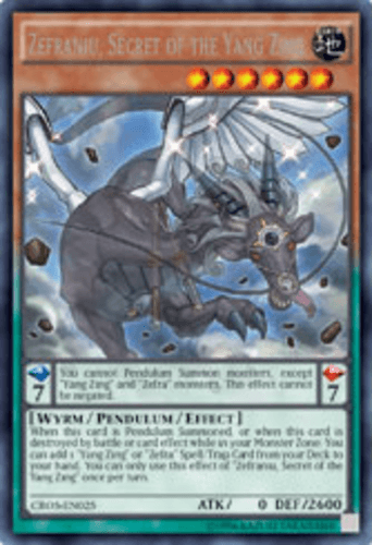Zefraniu, Secret of the Yang Zing - CROS-EN025 Rare Unlimited