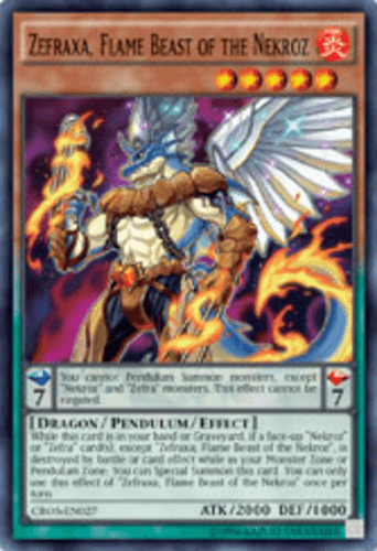 Zefraxa, Flame Beast of the Nekroz - CROS-EN027 Common Unlimited