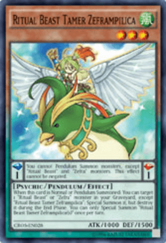Ritual Beast Tamer Zeframpilica - CROS-EN028 Common 1st Edition