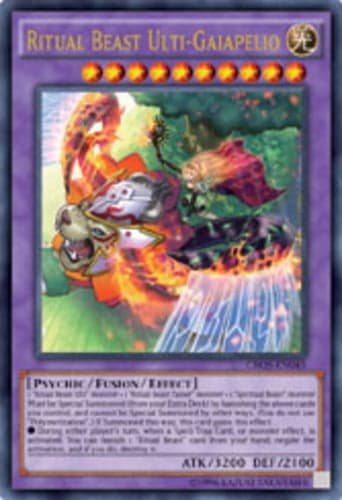 Ritual Beast Ulti-Gaiapelio - CROS-EN045 Ultimate Rare Unlimited