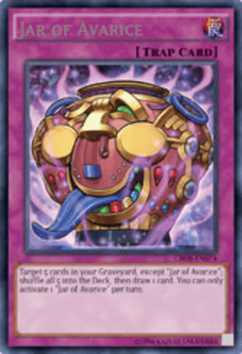 Jar of Avarice - CROS-EN074 Secret Rare Unlimited