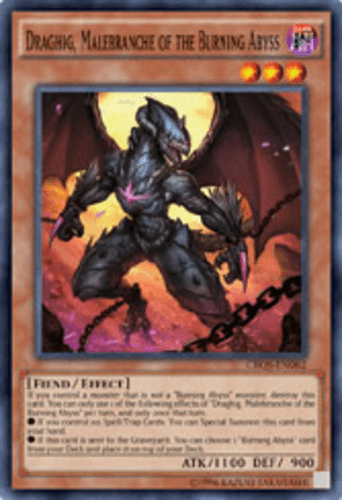 Draghig, Malebranche of the Burning Abyss - CROS-EN082 Super Rare 1st Edition