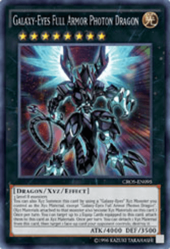Galaxy-Eyes Full Armor Photon Dragon - CROS-EN095 Super Rare Unlimited