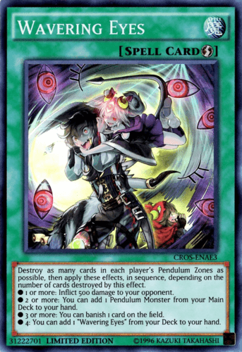 Wavering Eyes - CROS-ENAE3 Super Rare Limited Edition