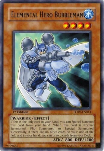 Elemental HERO Bubbleman - CRV-EN014 Ultimate Rare Unlimited