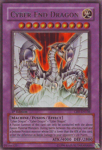 Cyber End Dragon - CRV-EN036 Ultra Rare 1st Edition