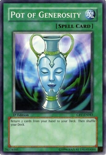 Pot of Generosity - CRV-EN043 Common 1st Edition