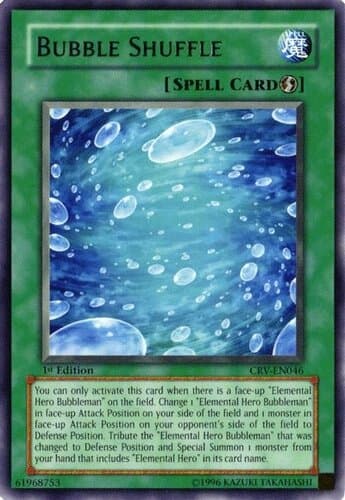 Bubble Shuffle - CRV-EN046 Rare 1st Edition