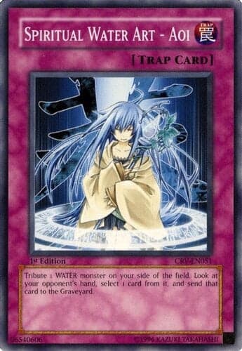 Spiritual Water Art - Aoi - CRV-EN051 Common 1st Edition