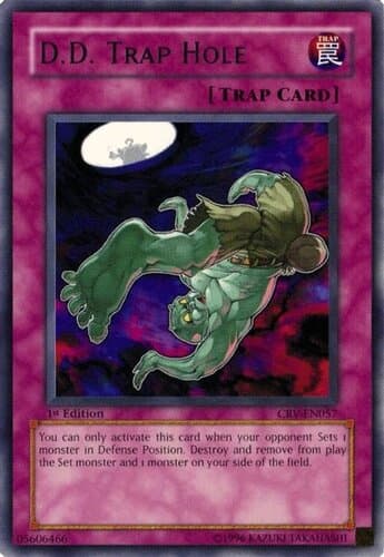 D.D. Trap Hole - CRV-EN057 Rare 1st Edition