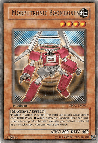Morphtronic Boomboxen - CSOC-EN009 Rare 1st Edition