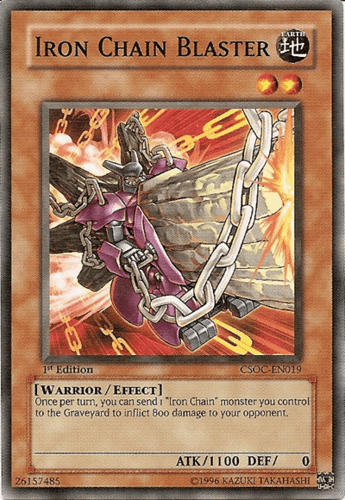 Iron Chain Blaster - CSOC-EN019 Common 1st Edition
