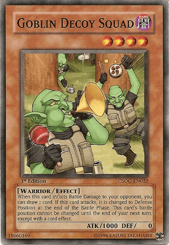 Goblin Decoy Squad - CSOC-EN032 Common 1st Edition