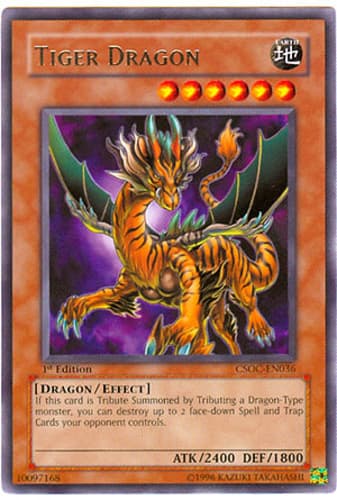 Tiger Dragon - CSOC-EN036 Rare Unlimited