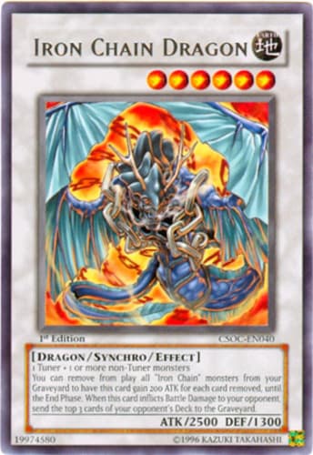 Iron Chain Dragon - CSOC-EN040 Rare 1st Edition