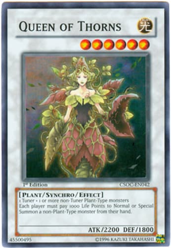 Queen of Thorns - CSOC-EN042 Super Rare Unlimited