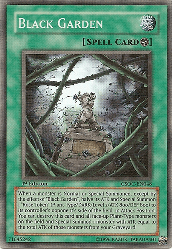 Black Garden - CSOC-EN048 Super Rare 1st Edition