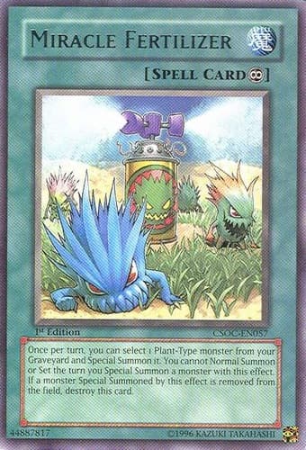 Miracle Fertilizer - CSOC-EN057 Rare 1st Edition