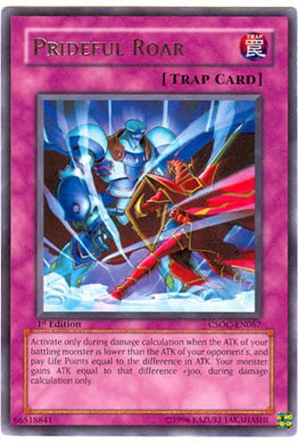 Prideful Roar - CSOC-EN067 Rare 1st Edition