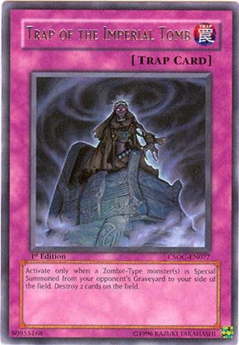 Trap of the Imperial Tomb - CSOC-EN077 Rare 1st Edition