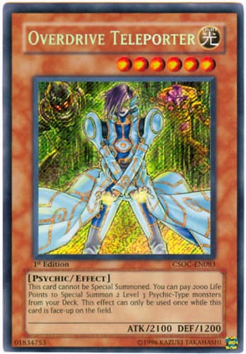 Overdrive Teleporter - CSOC-EN083 Secret Rare 1st Edition