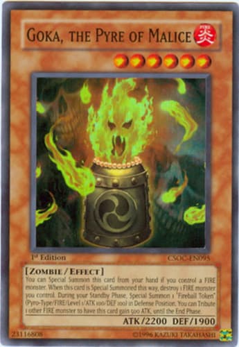 Goka, the Pyre of Malice - CSOC-EN095 Super Rare Unlimited