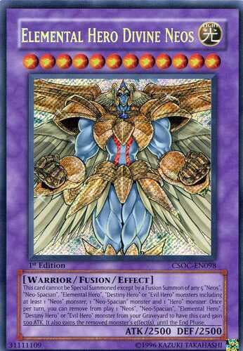 Elemental HERO Divine Neos - CSOC-EN098 Secret Rare Unlimited