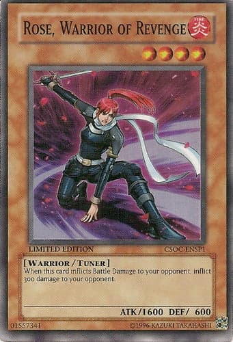Rose, Warrior of Revenge - CSOC-ENSP1 Super Rare Limited Edition