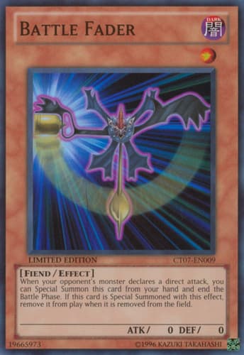 Battle Fader - CT07-EN009 Super Rare Limited Edition