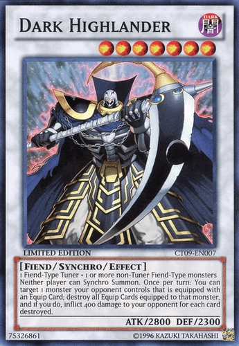 Dark Highlander - CT09-EN007 Super Rare Limited Edition