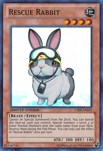 Rescue Rabbit - CT09-EN015 Super Rare Limited Edition
