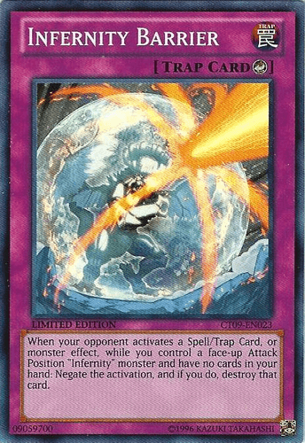 Infernity Barrier - CT09-EN023 Super Rare Limited Edition
