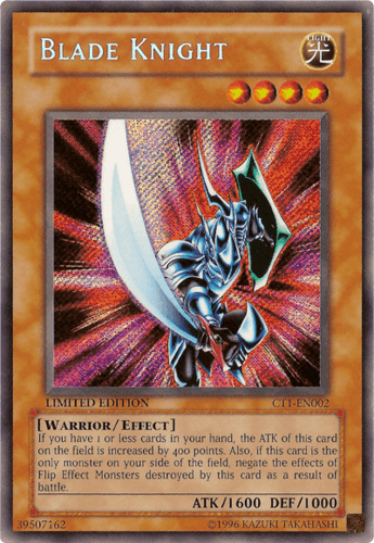 Blade Knight - CT1-EN002 Secret Rare Limited Edition