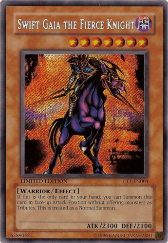 Swift Gaia the Fierce Knight - CT1-EN004 Secret Rare Limited Edition