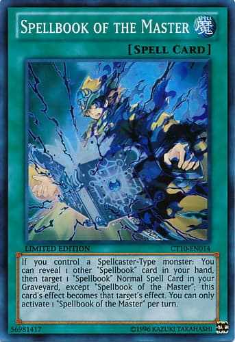 Spellbook of the Master - CT10-EN014 Super Rare Limited Edition