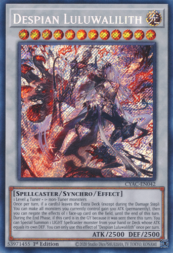Despian Luluwalilith - CYAC-EN042 Starlight Rare 1st Edition
