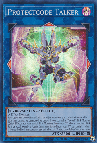 Protectcode Talker - CYAC-EN048 Super Rare 1st Edition