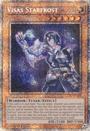 Visas Starfrost - CYAC-EN100 Starlight Rare 1st Edition