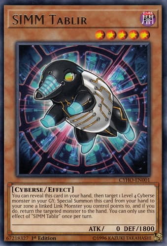 SIMM Tablir - CYHO-EN001 Rare 1st Edition