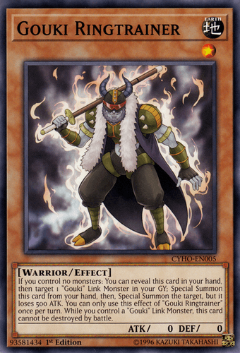 Gouki Ringtrainer - CYHO-EN005 Common 1st Edition