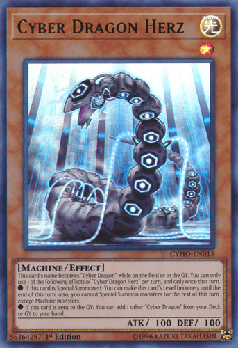 Cyber Dragon Herz - CYHO-EN015 Ultra Rare 1st Edition