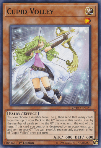 Cupid Volley - CYHO-EN024 Common 1st Edition