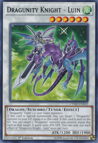 Dragunity Knight - Luin - CYHO-EN032 Rare Unlimited