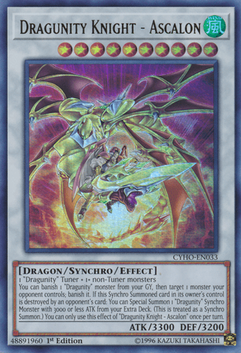 Dragunity Knight - Ascalon - CYHO-EN033 Ultra Rare Unlimited