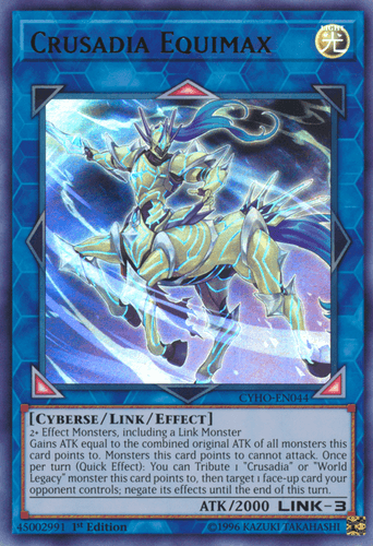 Crusadia Equimax - CYHO-EN044 Ultra Rare Unlimited