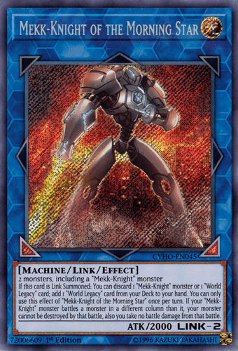 Mekk-Knight of the Morning Star - CYHO-EN045 Secret Rare Unlimited