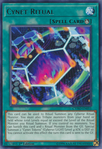 Cynet Ritual - CYHO-EN051 Rare Unlimited