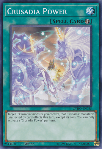 Crusadia Power - CYHO-EN055 Common 1st Edition